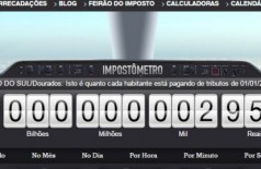 Valor foi computado pelo Impostômetro, calculadora online desenvolvida pelo Instituto Brasileiro de Planejamen... (Reprodução)
