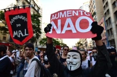 Manifestação em São Paulo termina com 51 detidos