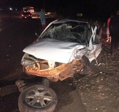 Vítimas foram levadas ao Hospital Auxiliadora (TL Notícias)