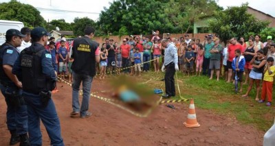 Polícia Militar isolou a área até a chegada dos peritos da Polícia Civil (Ponta Porã Digital)
