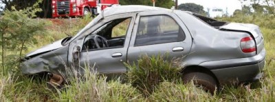 Passageiro é arremessado em acidente na MS-010 (Minamar Júnior)