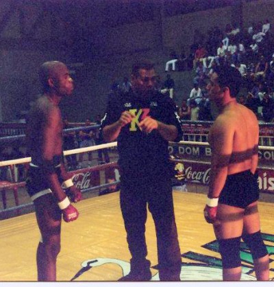 Anderson quando estreou no MMA em Campo Grande (Arquivo Pessoal / Dilsinho Mad Max)