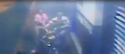 Criminosos furtam lâmpadas da parte de fora do comércio (Reprodução)