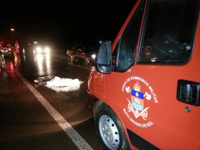 Aposentado morre atropelado na BR-463 em Dourados