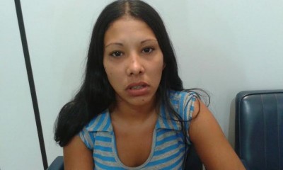 Katiane Alves de Oliveira, de 21 anos, foi presa no local (Sidnei Bronka)