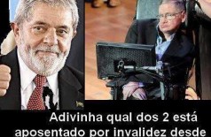Lula rebate boato de que recebe aposentadoria por ter perdido dedo