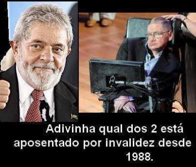 Lula rebate boato de que recebe aposentadoria por ter perdido dedo