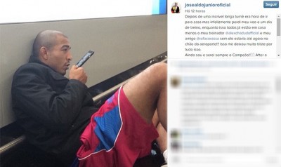 José Aldo perde vôo de volta ao Brasil após turnê do UFC 189