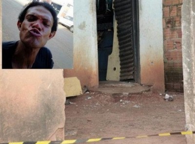 Simão da Silva estava no corredor de sua casa coberto de sangue com marcas de 12 perfurações, que indicam ter... (Reprodução)