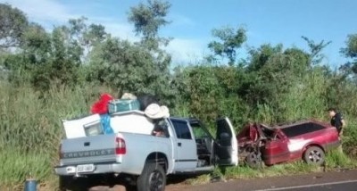 Na BR-158, dois morreram em acidente no feriadão (Luiz Carlos Machado)
