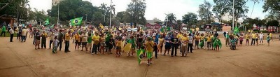 Manifestação em Dourados decepciona pela quantidade de adeptos
