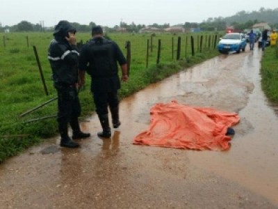 Jussara morreu ao ser atingida por um raio (Divulgação/PC)