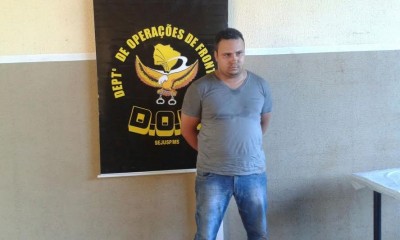 Geraldo foi autuado em flagrante por tráfico de drogas na Defron (Sidnei Bronka (94 FM))
