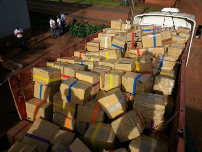 PMR apreende a maior carga de maconha do Brasil em MS; 17 toneladas