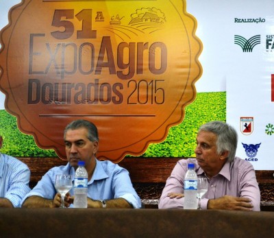Governador de MS e presidente do Sindicato destacaram importância do agronegócio para o país (Karina Veríssimo)