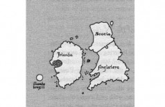 Considerada uma 'ilha mágica', esta porção de terra aparece em diversos mapas da época e os relatos afirmam qu... (Divulgação/Museu da História da Irlanda)