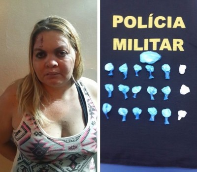 Mulher que foi espancada pelo marido é presa por tráfico de droga em Itaporã