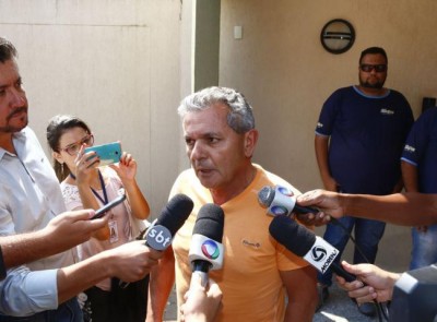 Saraiva, no dia 25 de agosto, após ser ouvido pelo Gaeco (Cleber Gellio) (Reprodução)