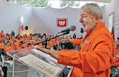 Lula no encontro dos petroleiros (Roberto Stuckert)