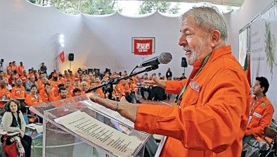 Lula no encontro dos petroleiros (Roberto Stuckert)