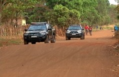 Policiais federais durante Operação Tekoha na reserva de Dourados; PM vai atuar nas aldeias a partir da semana... ()