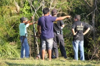Em Antonio João, para evitar novos confrontos polícias Federal, Militar e a Força Nacional foram mobilizadas (... ()