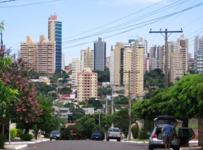 Campo Grande dia de sol entre nuvens e névoa seca (Reprodução/Midiamax)