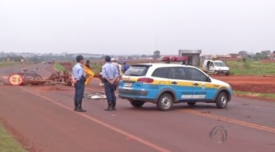 Bloqueio da rodovia começou na terça-feira e só terminou na noite de ontem (Reprodução/TV Morena)