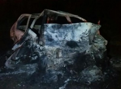 VÍDEO: leitor flagra incêndio em carros que matou 5 carbonizados na BR-262