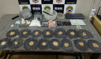 SIG prende dois traficantes e fecha laboratório de drogas na Vila Bela