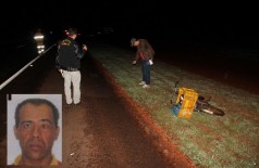 Ciclista morre atropelado por camionete na BR-163 próximo da ponte do Rio Dourados