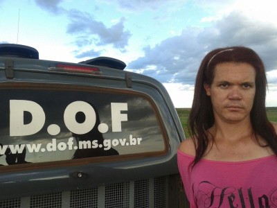 Travesti é preso pelo DOF com 300 gramas de cocaína no corpo