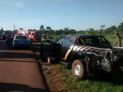 Três morreram após perseguição e capotagem (Foto: Luana Rodrigues) ()