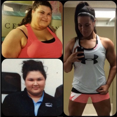 Ela credita seu sucesso a uma dieta sólida, acompanhamento cardiológico e o powerlifting (Reprodução)