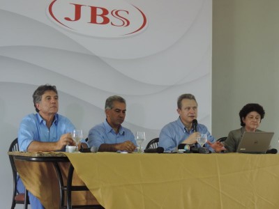 Evento no Sindicato Rural de Dourados serviu para anúncio de investimentos da JBS na região (André Bento)