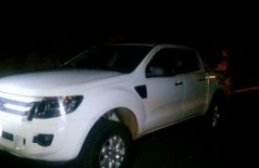 O veículo foi encontrado abandonado em uma rua do bairro Coronel Antonino. ((Foto: Divulgação/Choque))