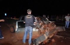 Colisão entre carreta e carro mata agricultor na BR-163 em Rio Brilhante