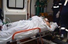Comerciante baleado em tentativa de assalto em Dourados é transferido de hospital