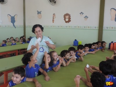 Fundadora da Creche Lar André Luiz, dona Josephina mantém o zelo pelas 280 crianças atendidas em período integ... (André Bento (Arquivo))