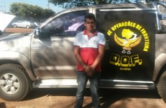 Hilux roubada em São Paulo foi recuperada pelo DOF em Dourados, quando seria comercializada no Paraguai (Sidnei Bronka (94 FM))