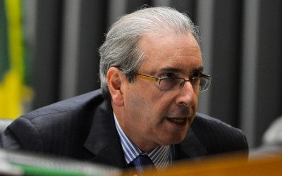 O deputado federal Eduardo Cunha, julgado por seus pares no Conselho de Ética da Câmara (Antonio Cruz/Agência Brasil)