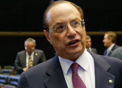 O deputado Paulo Maluf (PP-SP) em fevereiro de 2015 (Reprodução)