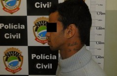 Jean Carlos Graton do Nascimento preso pela Polícia Civil de Caarapó (Polícia Civil)