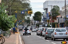 Tentativa de roubo aconteceu na mais movimentada avenida de Dourados (Divulgação)