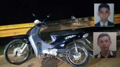 Dois jovens morrem depois de bater moto em guard rail na BR- 163 em Dourados