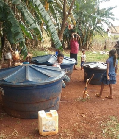 Campanha arrecada água mineral para as aldeias Bororó e Jaguapiru