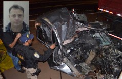 Motorista morre esmagado após atingir traseira de carreta parada na BR-163