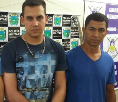 Juliano Rodrigues Cardoso, de 22 anos e Douglas e Silva de 32 anos. ((Foto: Sidnei Bronka))