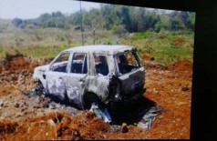 Polícia encontra veículo '99%' igual ao de Alceu Bueno incendiado na fronteira