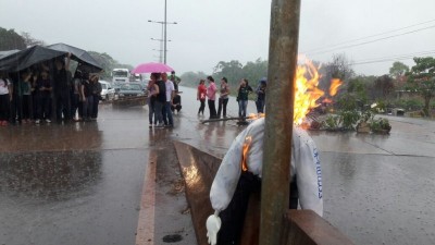 Após bloqueio, indígenas liberam rodovia e provavelmente voltam com a manifestação à tarde
